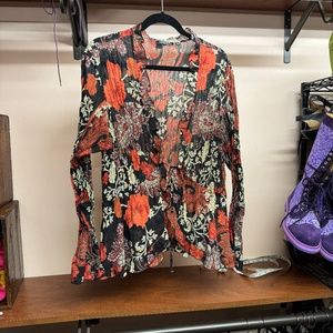 Notations Paisley & Floral Cardigan, size 3x